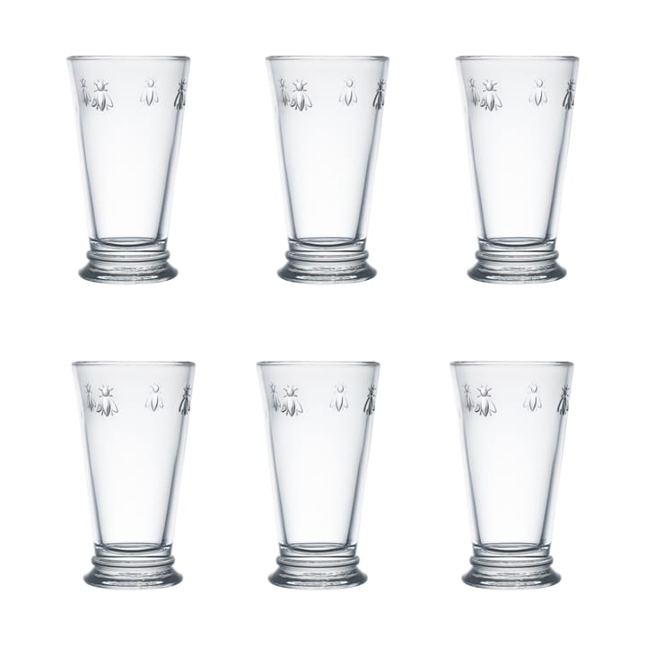 Verre à cocktail Abeille 46 cl, lot de 6 - Transparent - La Rochère