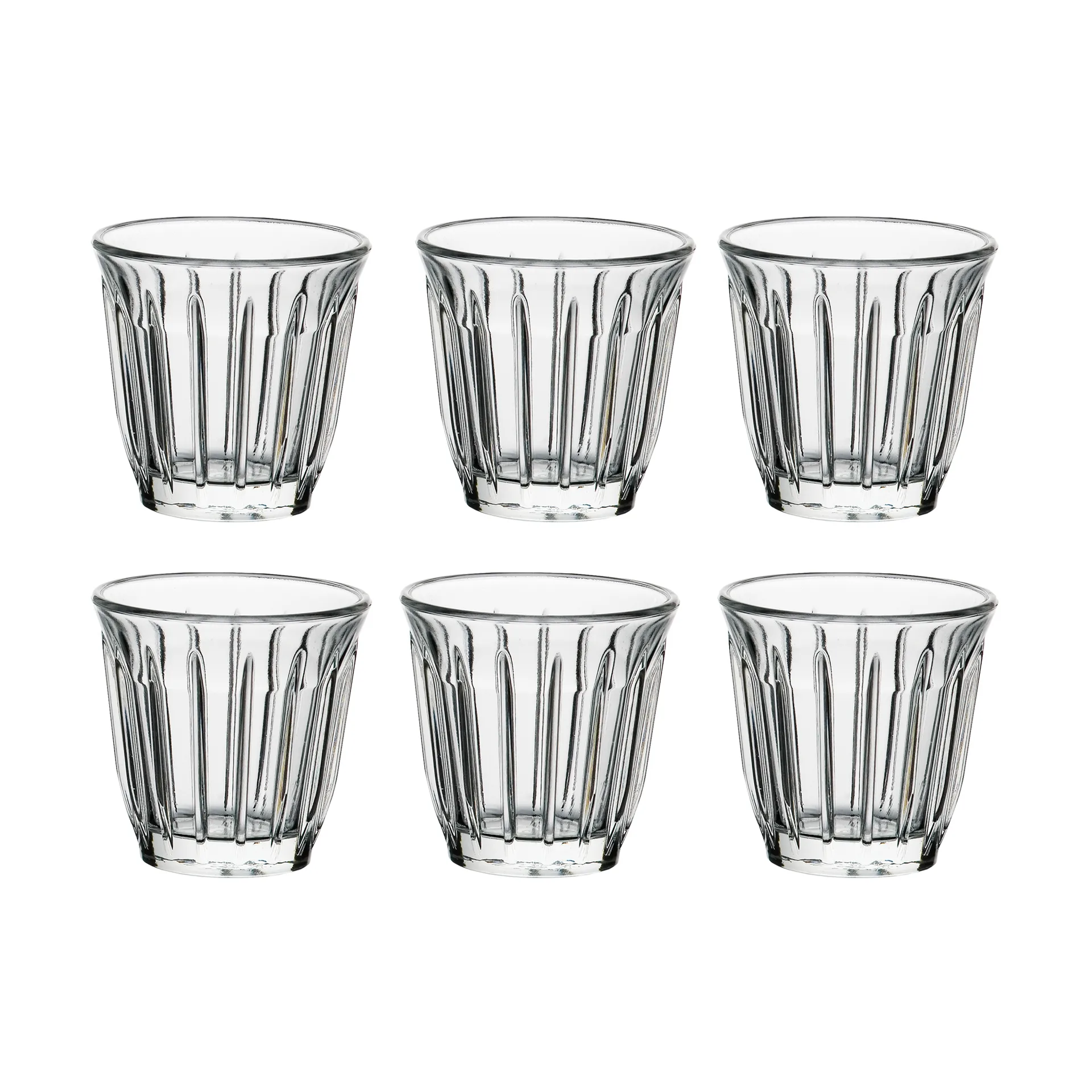 Verre à expresso Zinc 10 cl, lot de 6, Transparent La Rochère