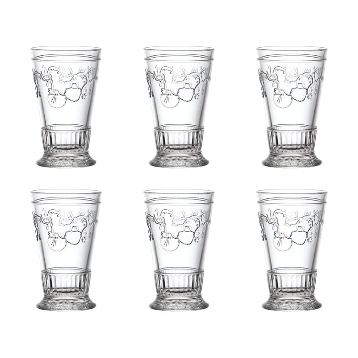 Verre à long drink Versailles 33 cl, lot de 6 - Transparent - La Rochère