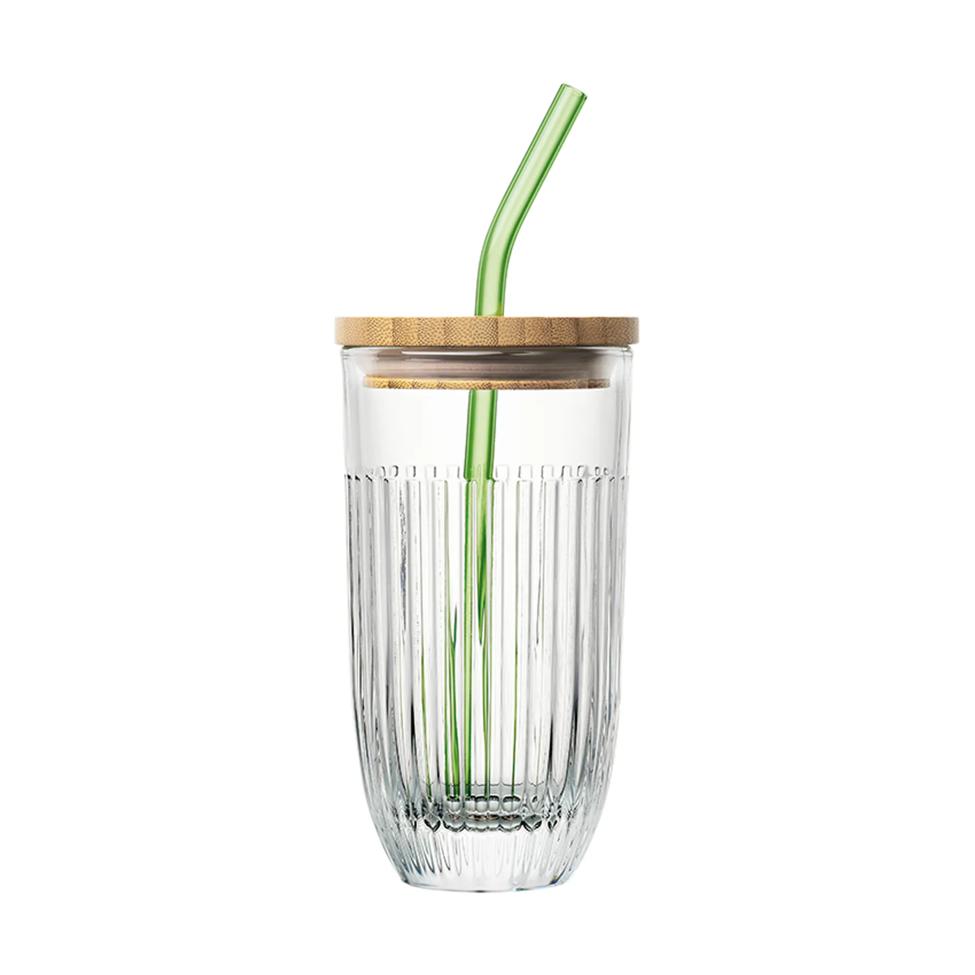 Verre à smoothie Ouessant avec couvercle et paille 43 cl, Transparent La Rochère