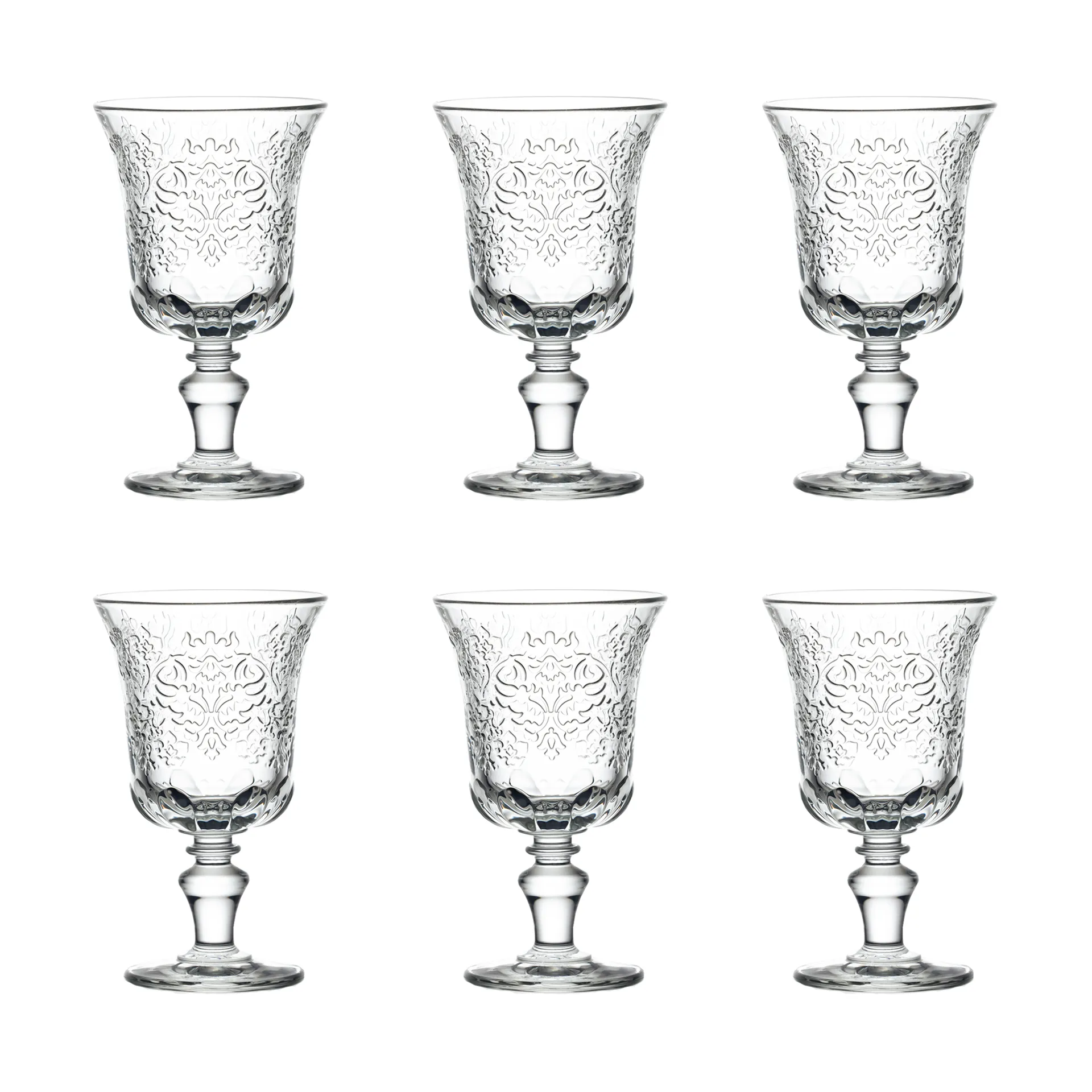 Verre à vin Amboise 26 cl, lot de 6, Transparent La Rochère
