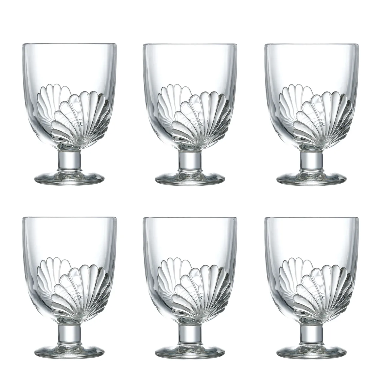 Verre à vin Belle-ile 29 cl, lot de 6, Transparent La Rochère