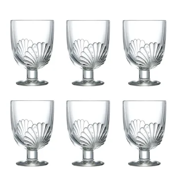 Verre à vin Belle-ile 29 cl, lot de 6 - Transparent - La Rochère