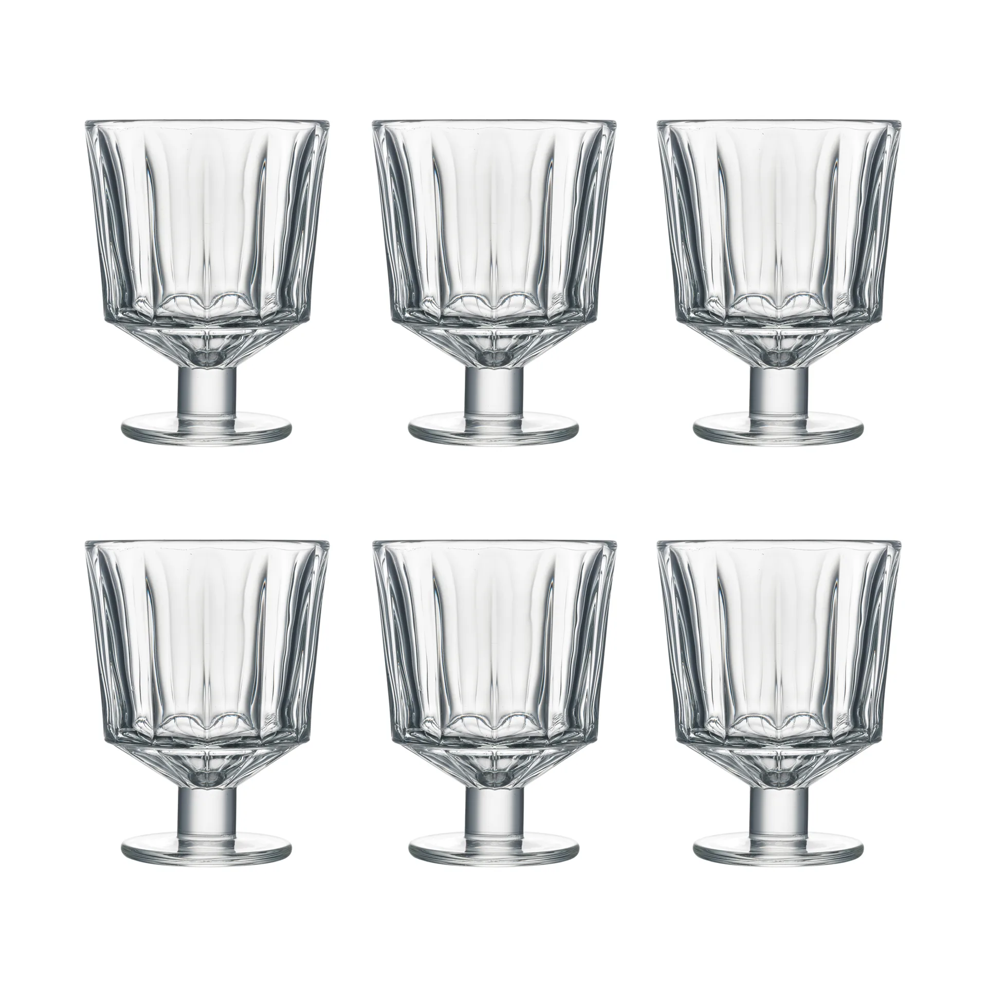 Verre à vin City 26 cl, lot de 6, Transparent La Rochère