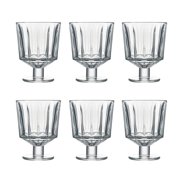 Verre à vin City 26 cl, lot de 6 - Transparent - La Rochère