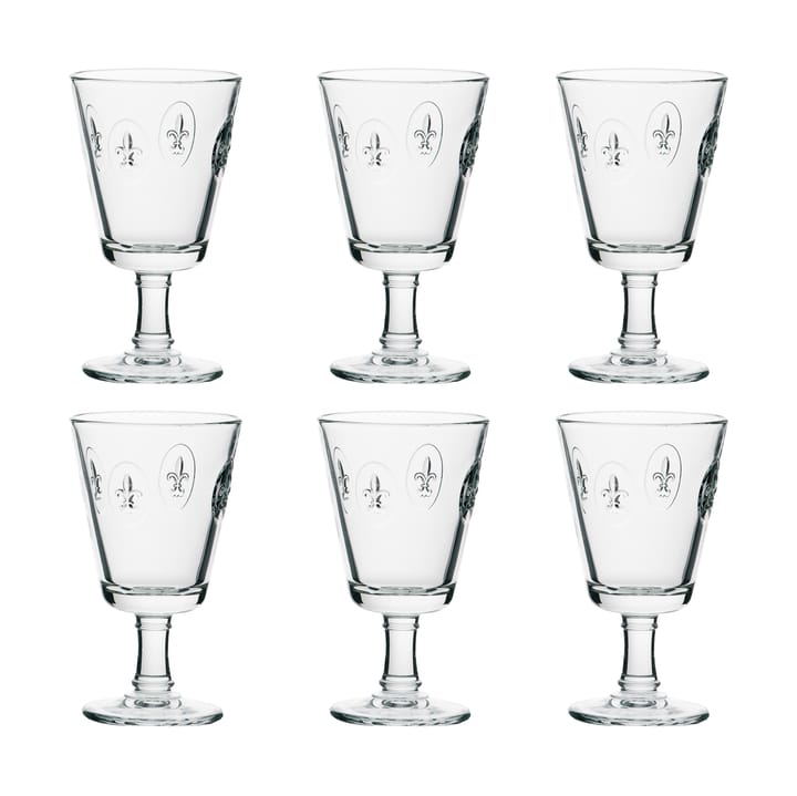 Lot de 6 verres à eau Périgord 22cl en verre transparent - La Rochère -  Atelier 159 Marseille