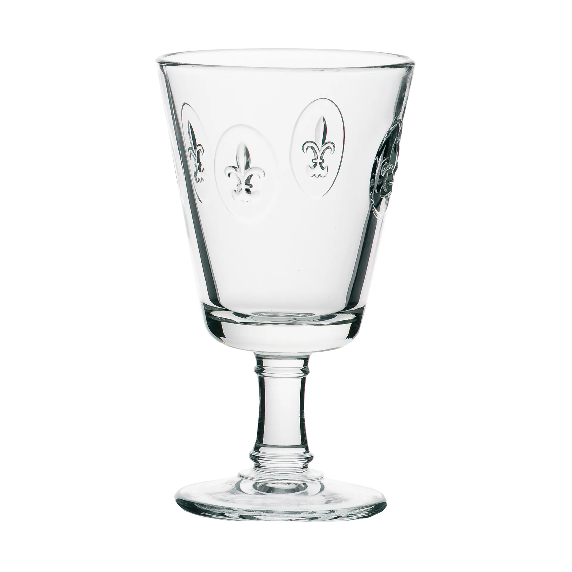 Verre à vin Fleur de Lys 24 cl, lot de 6, Transparent La Rochère