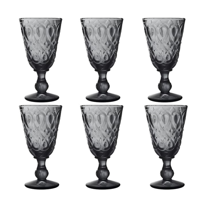 Verre à vin Lyonnais 23 cl, lot de 6 - Anthracite - La Rochère