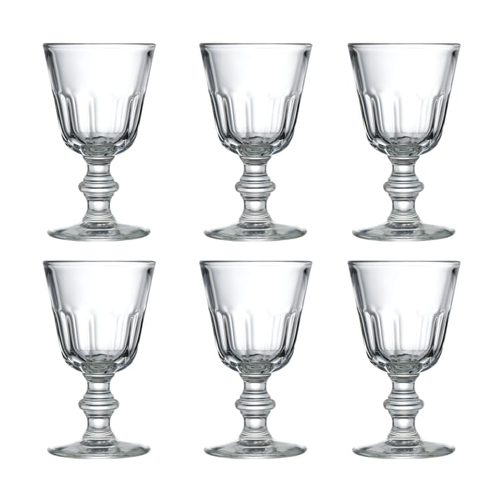 Verre à vin Perigord 19 cl, lot de 6 - Transparent - La Rochère