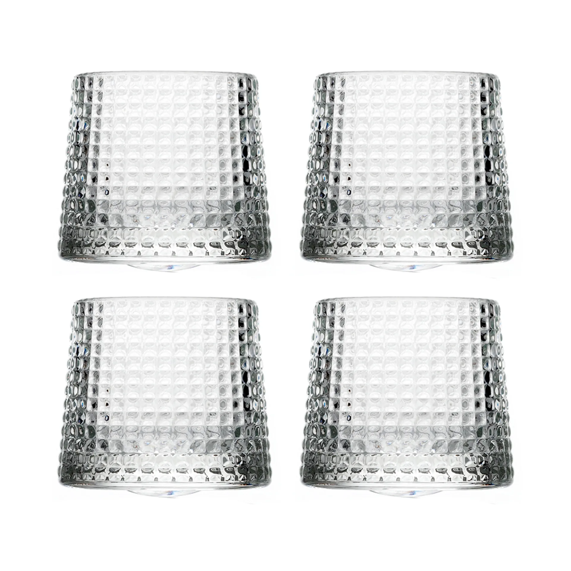 Verre à whiskey Blossom 16 cl, lot de 4, Transparent La Rochère