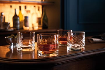 Verre à whisky Dandy 4 pièces - Transparent - La Rochère