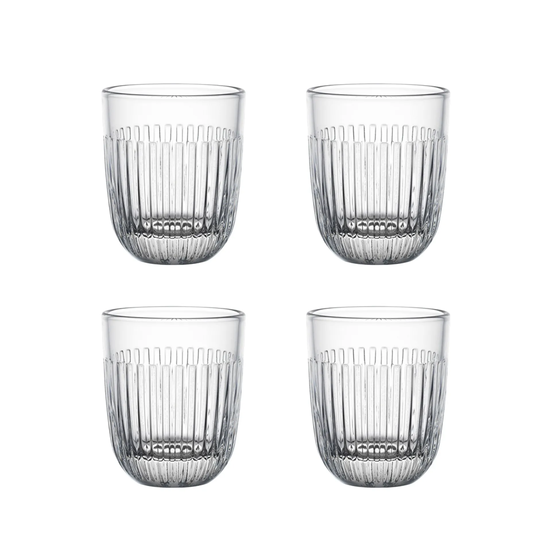 Verres à eau Ouessant 26 cl, lot de 4, Transparent La Rochère