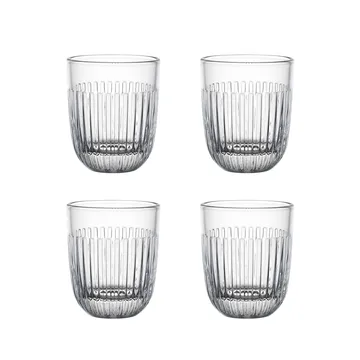 Verres à eau Ouessant 26 cl, lot de 4 - Transparent - La Rochère