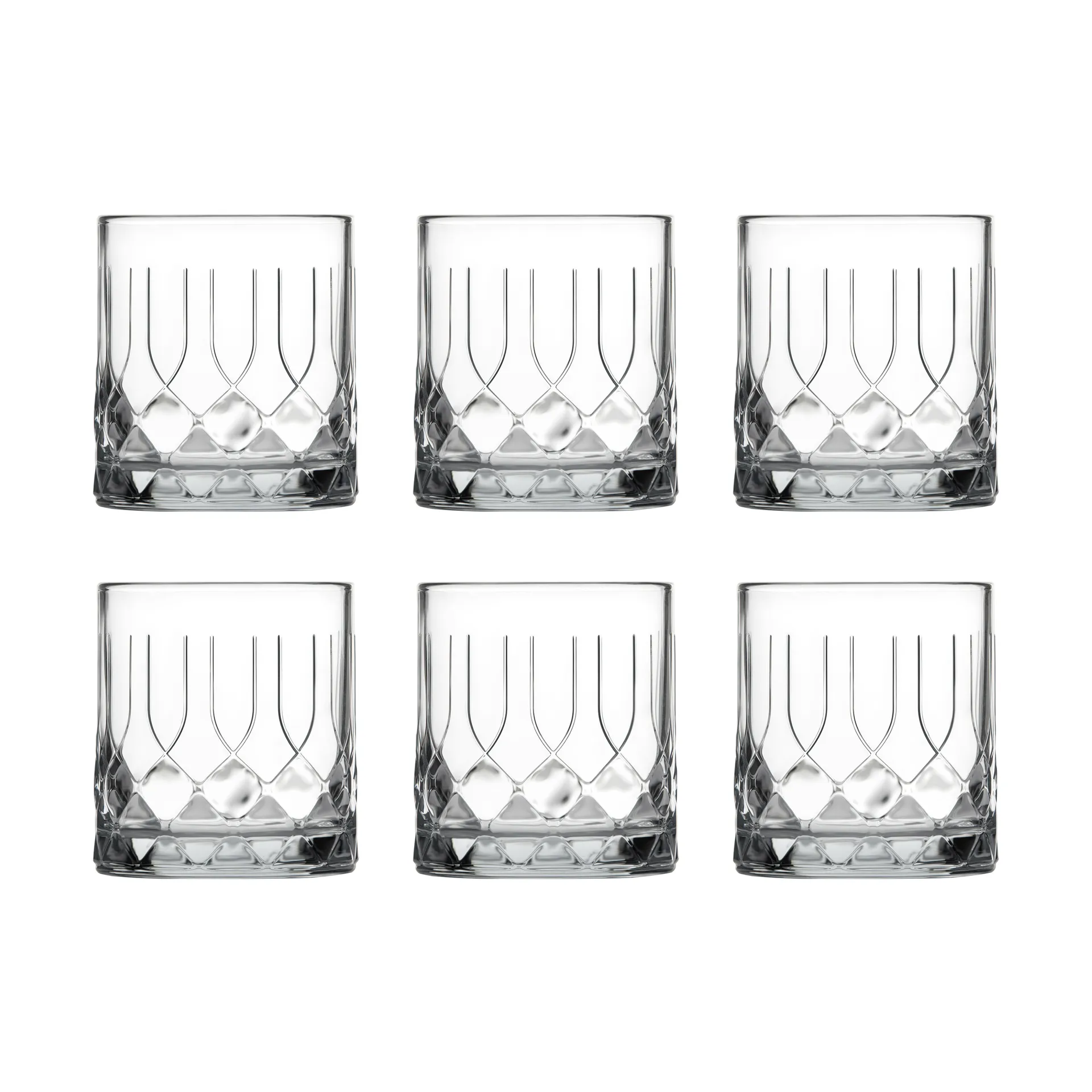Verres à whisky Chicago tumbler 6 pièces, 34 cl La Rochère