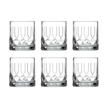 Verres à whisky Chicago tumbler 6 pièces - 34 cl - La Rochère