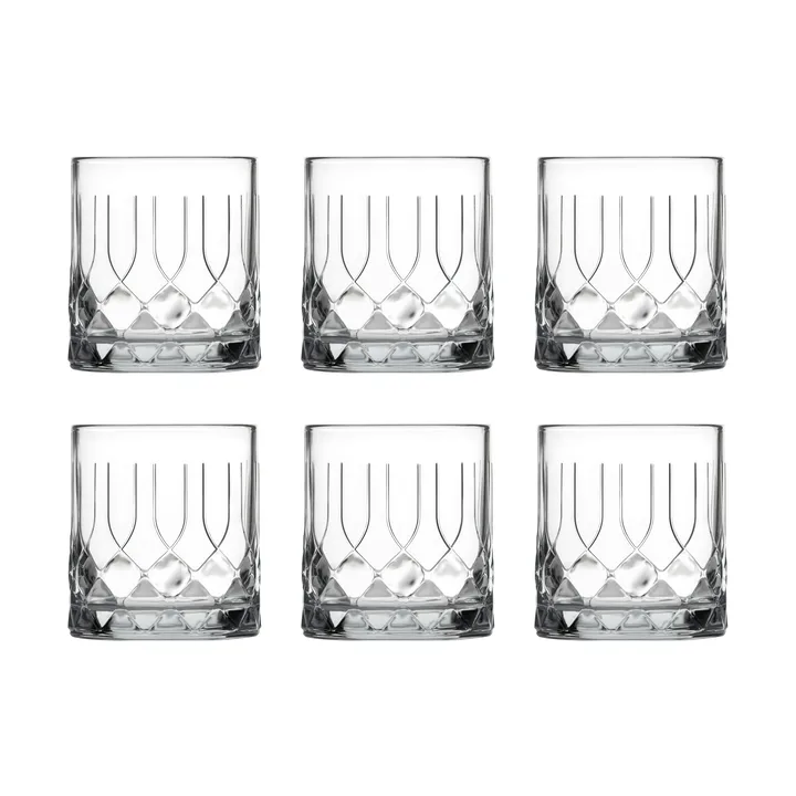 Verres à whisky Chicago tumbler 6 pièces - 34 cl - La Rochère