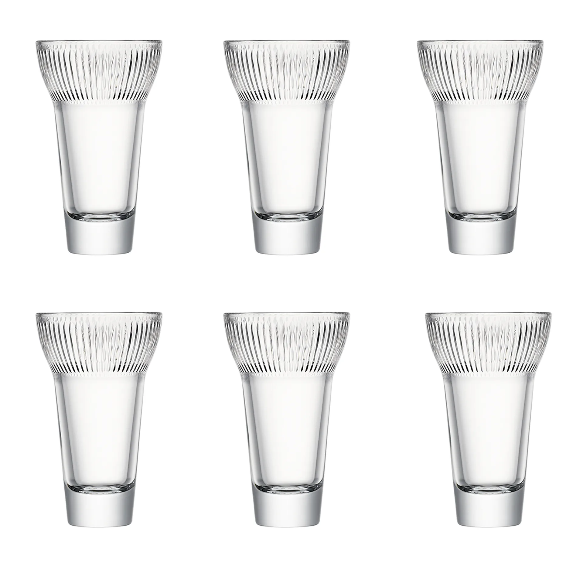 Verres Calanque Fanny 22 cl, lot de 6, Transparent La Rochère