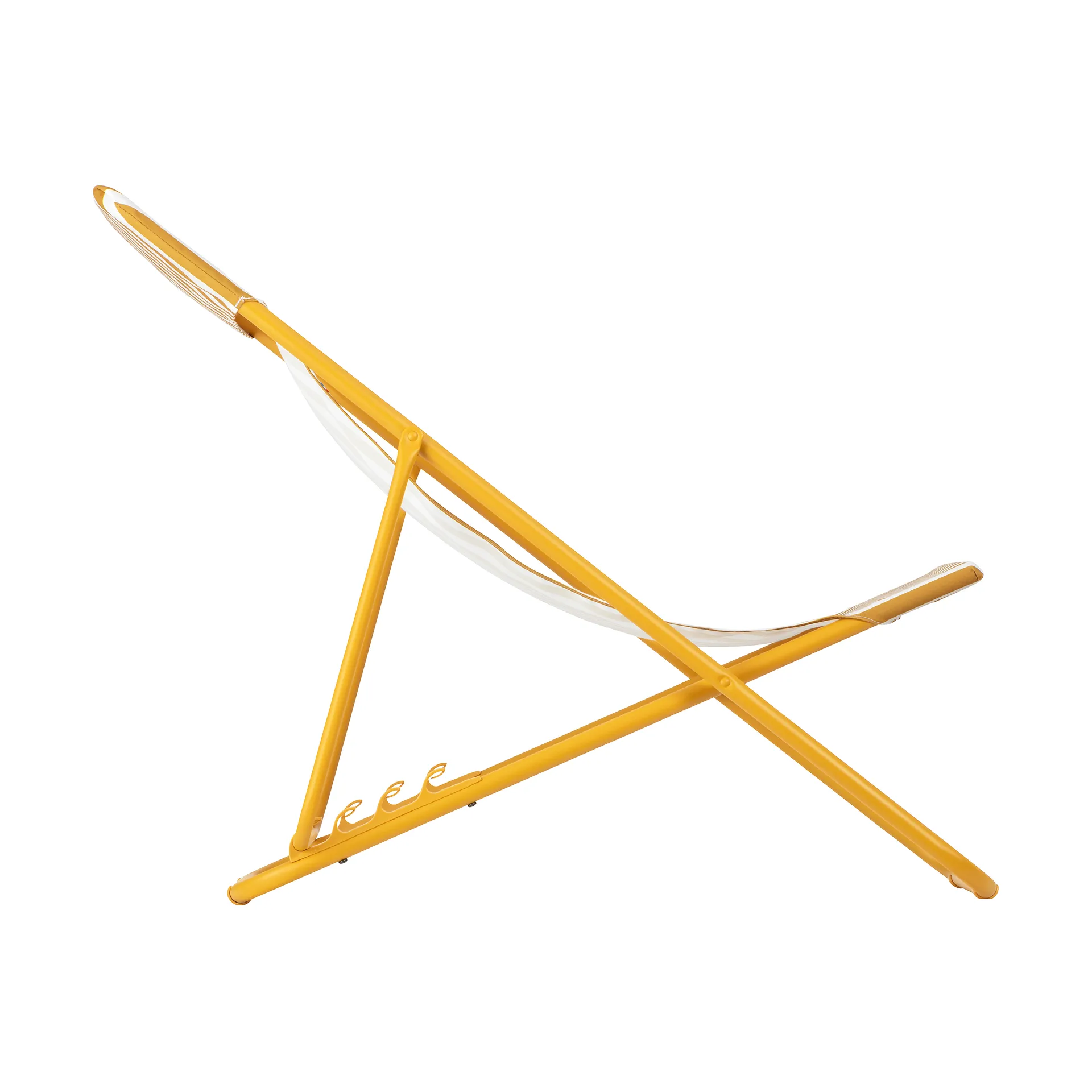 Chaise Longue Maxi Transat, Rayures Miel Lafuma