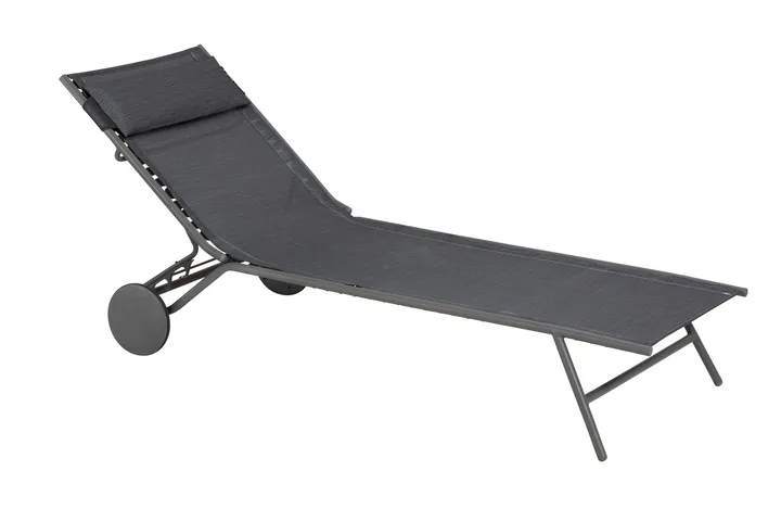 Chaise longue Miami II Batyline Duo - Obsidian - Lafuma