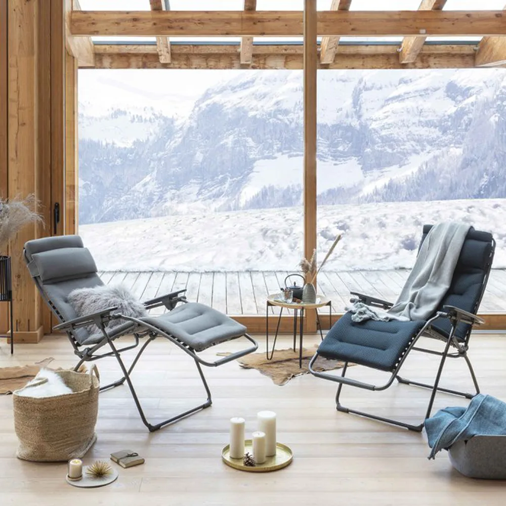 Chaise longue Relax 803, Becomfort dark grey Lafuma