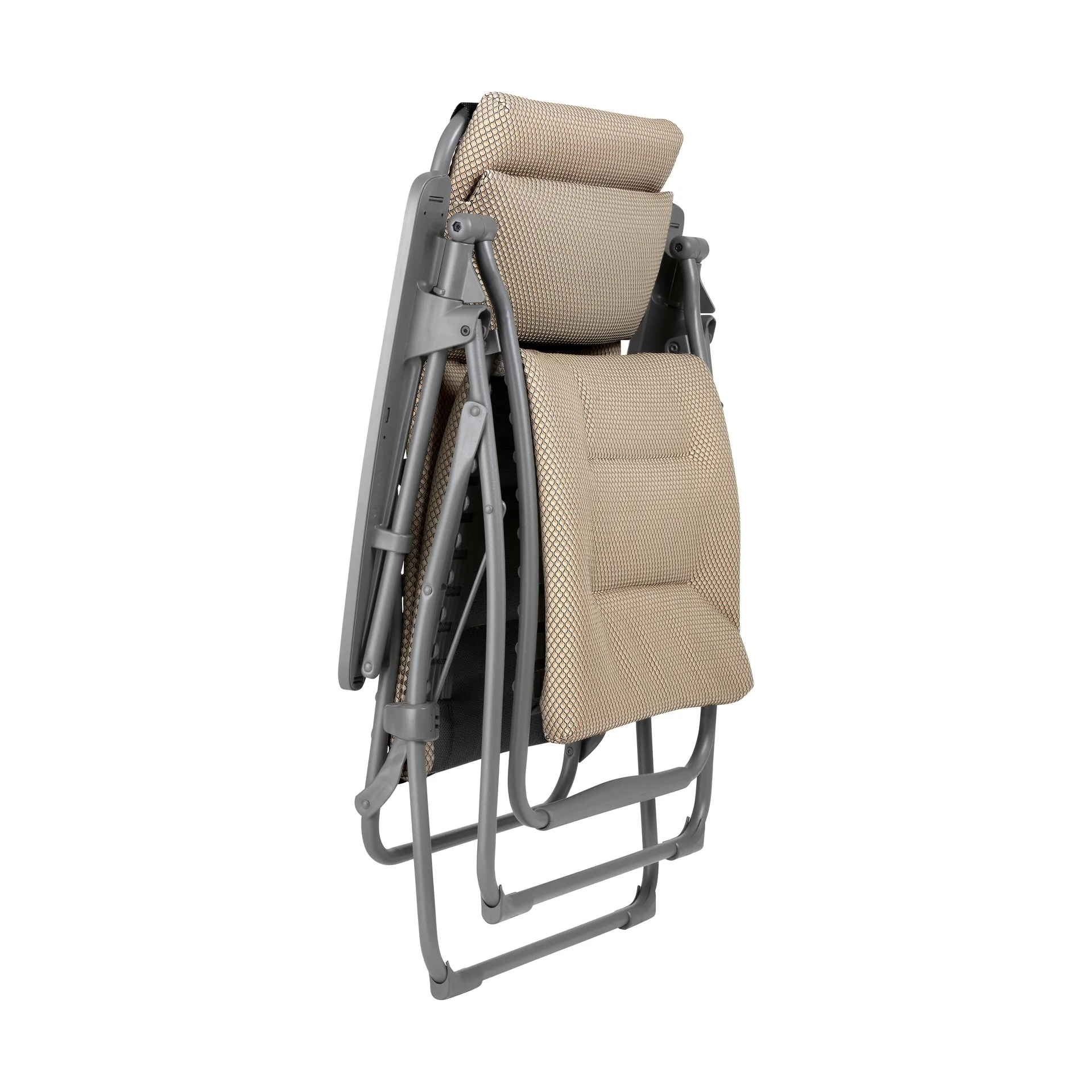 Chaise longue Relax 803, Dark grey-moka Lafuma
