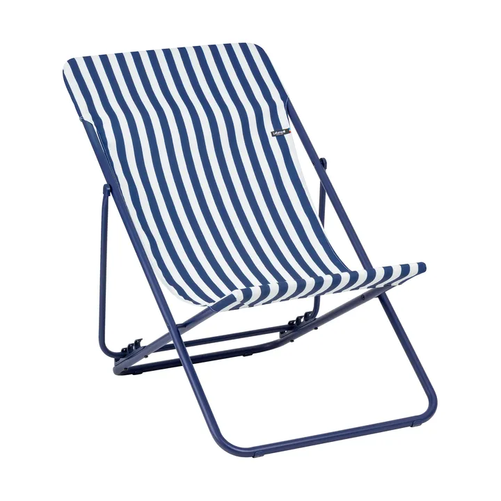Maxi Transat Colorblock chaise longue - Rayure Indigo (bleu) - Lafuma