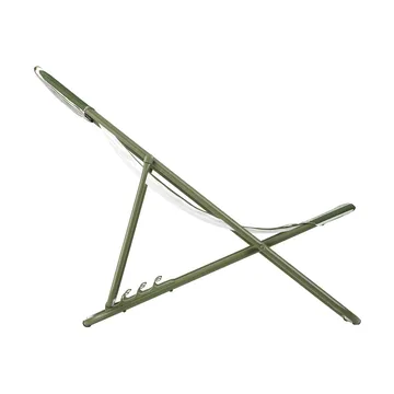 Maxi Transat Colorblock chaise longue - Rayure Moss (vert) - Lafuma