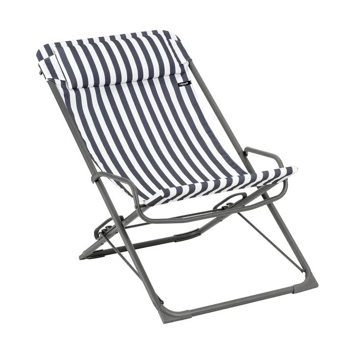 Transaswing Colorblock chaise longue - Rayure Terre (gris) - Lafuma