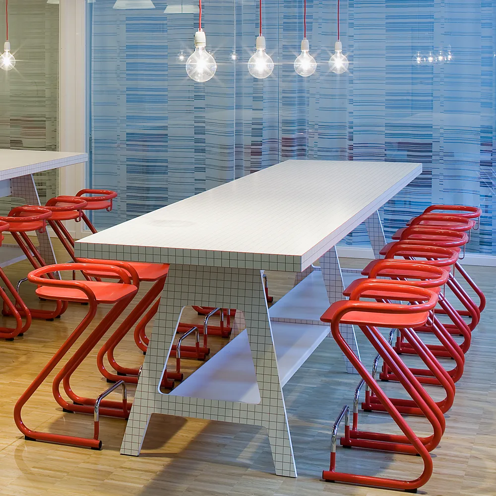 Chaise à accoudoirs X75-2, Blanc-blanc Lammhults