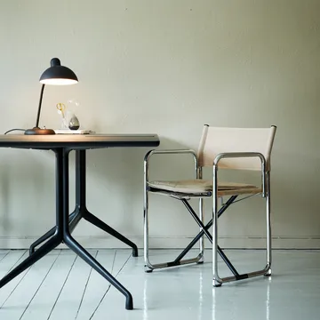 Chaise à accoudoirs X75-2 - Noir-chrome - Lammhults