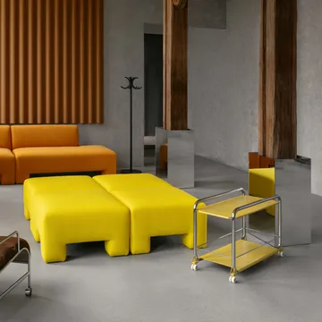 Chariot Tension - Chrome - jaune signal - Lammhults