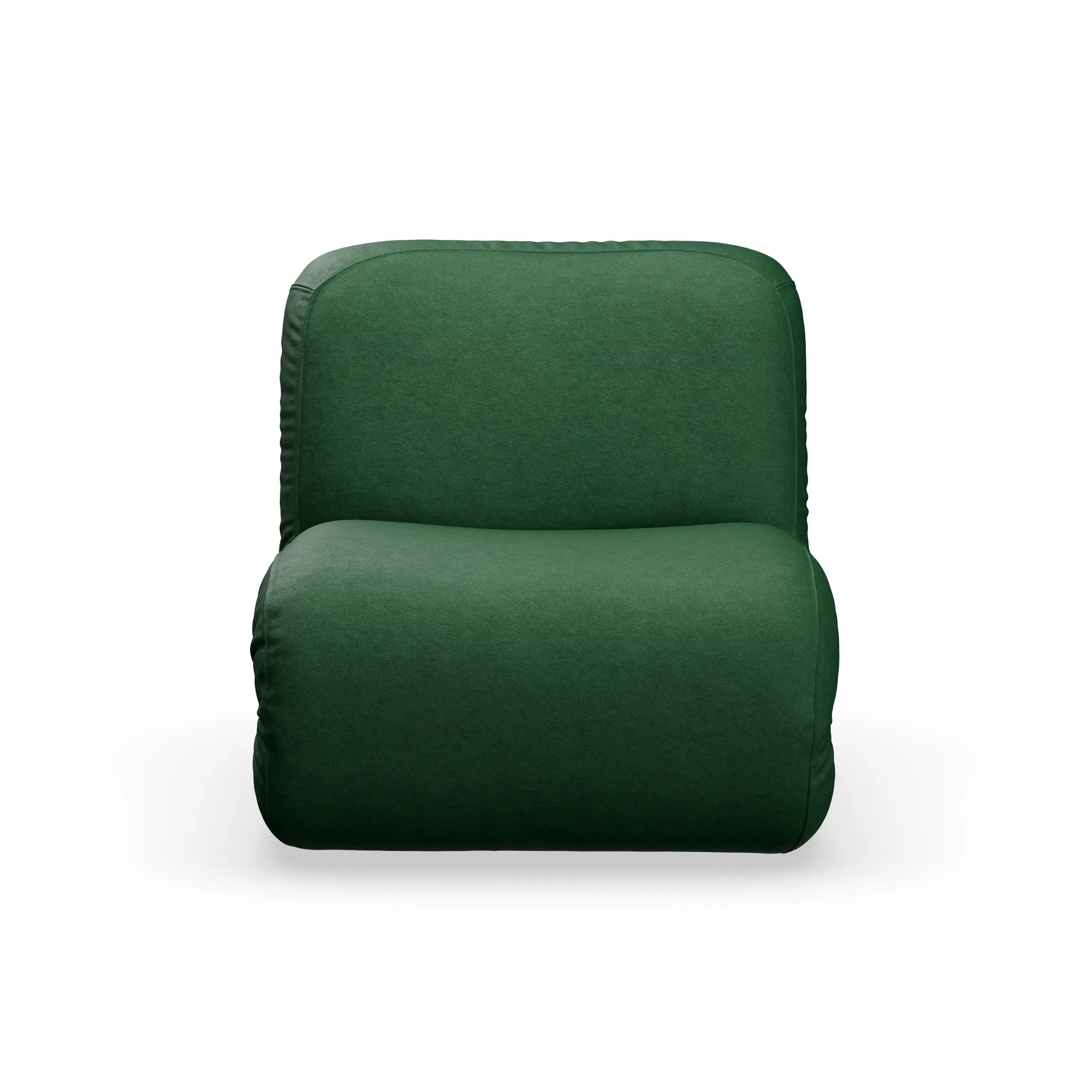 Fauteuil BAU, Divina Mélange - vert foncé, droit Lammhults