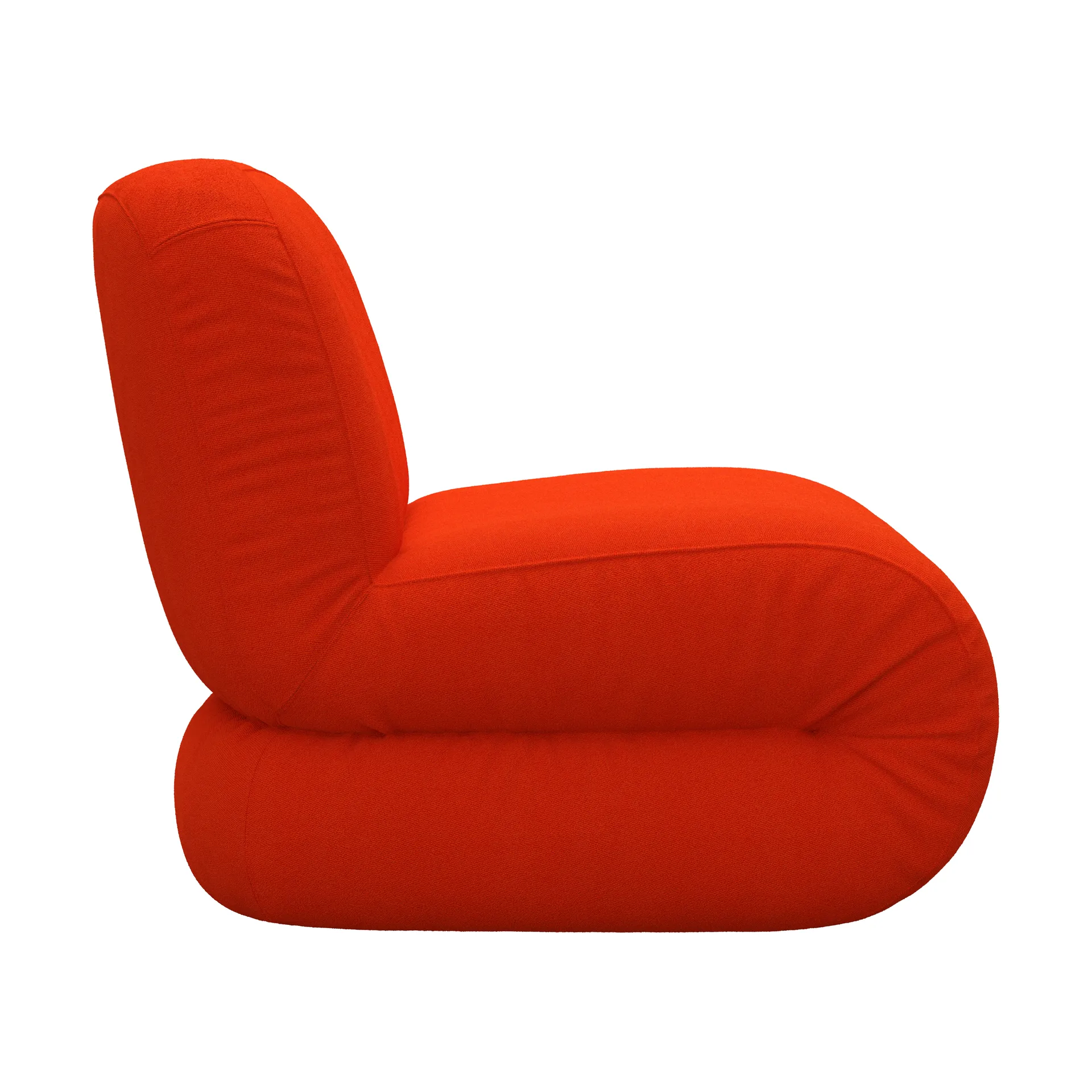 Fauteuil BAU, Vidar 0542 rouge, droit Lammhults