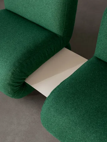 Fauteuil BAU - Vidar 0542 rouge, droit - Lammhults