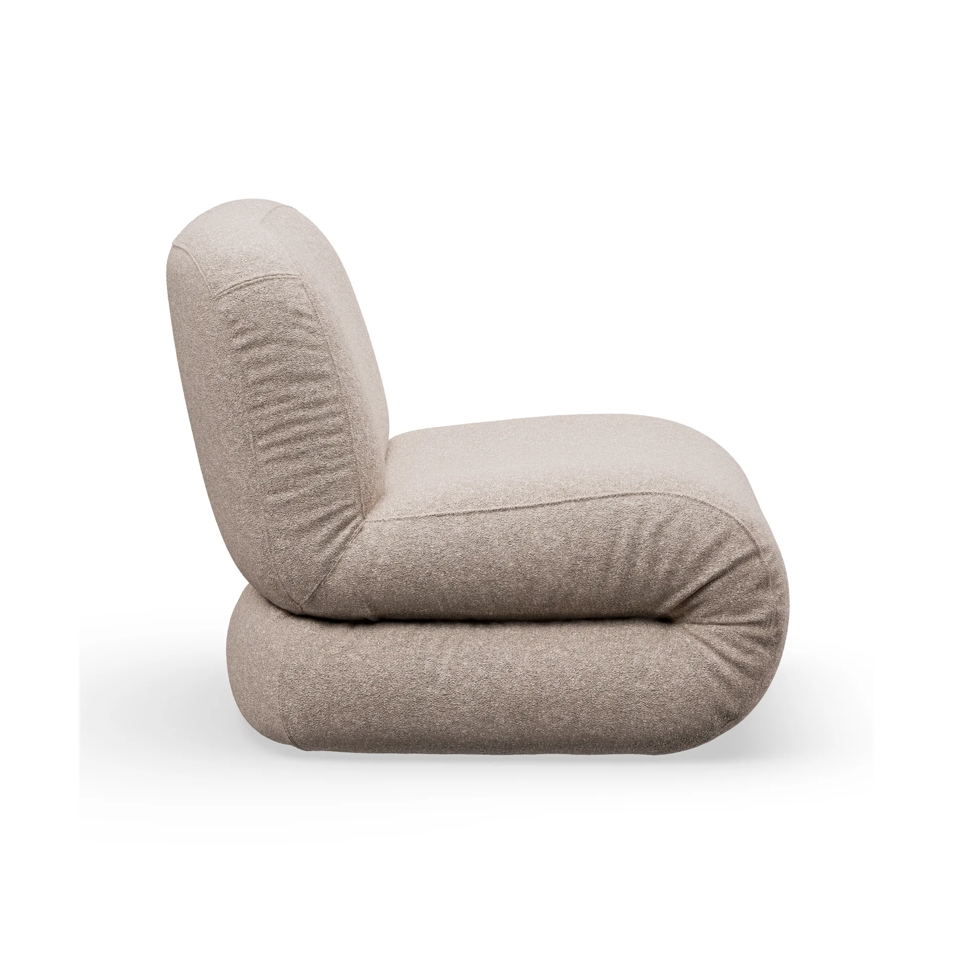 Fauteuil BAU, Zero Beige, droit Lammhults