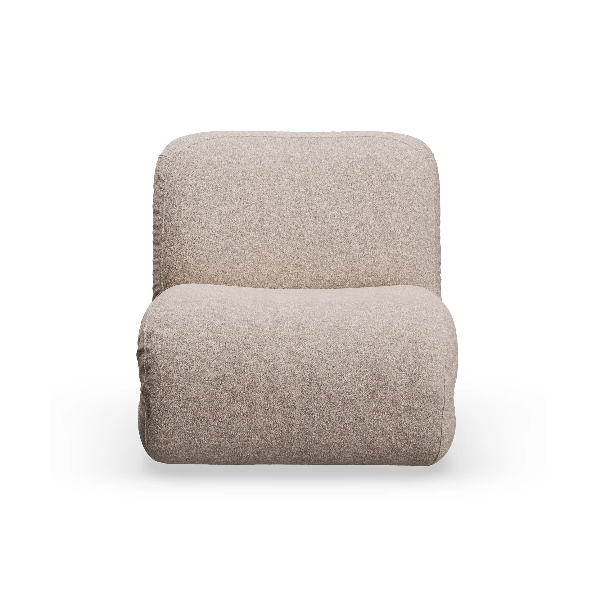 Fauteuil BAU, Zero Beige, droit Lammhults