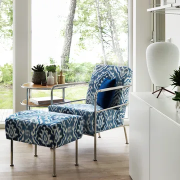 Fauteuil Cinema - Elmo Nordic noir-chrome - Lammhults