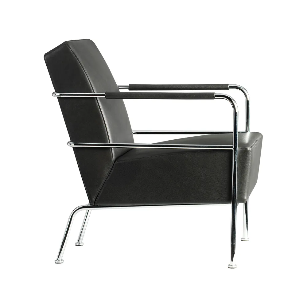Fauteuil Cinema, Elmo Nordic noir-chrome Lammhults
