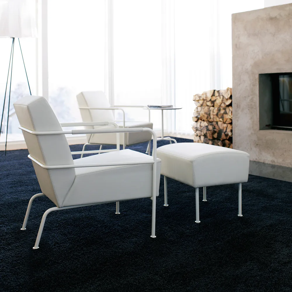 Fauteuil Cinema, Remix 183 gris foncé-chrome Lammhults