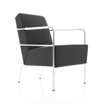 Fauteuil Cinema - Remix 183 gris foncé-chrome - Lammhults