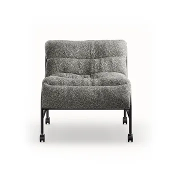 Fauteuil Cinema - Zero Noir - base matte noire avec roues - Lammhults