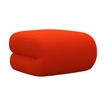 Pied de pouf BAU - Vidar 0542 rouge, droit - Lammhults