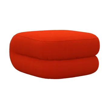 Pied de pouf BAU - Vidar 0542 rouge, droit - Lammhults