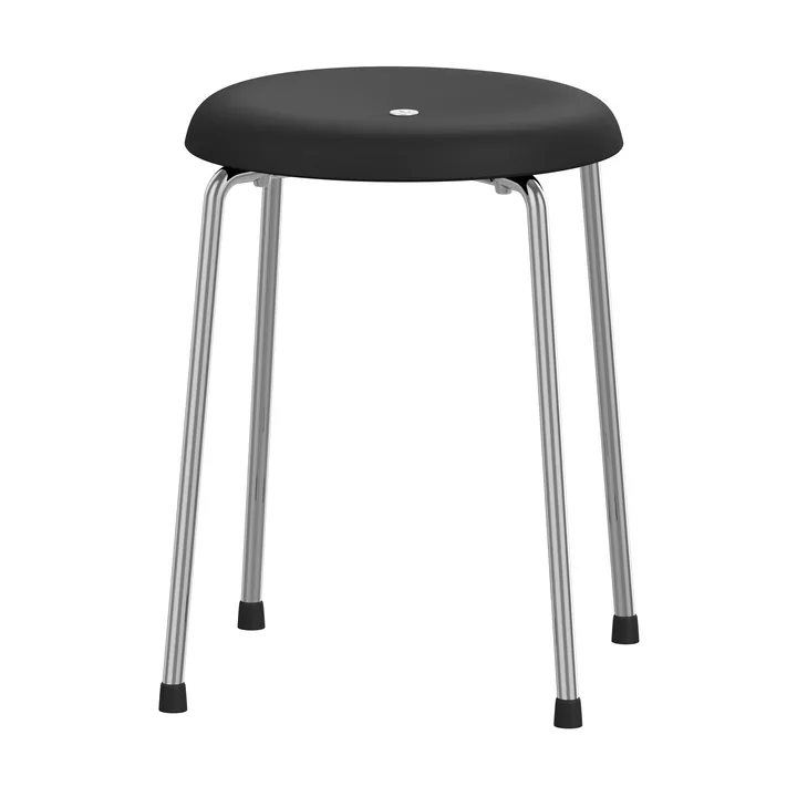 Tabouret - Base noir-chromé, 45 cm - Lammhults