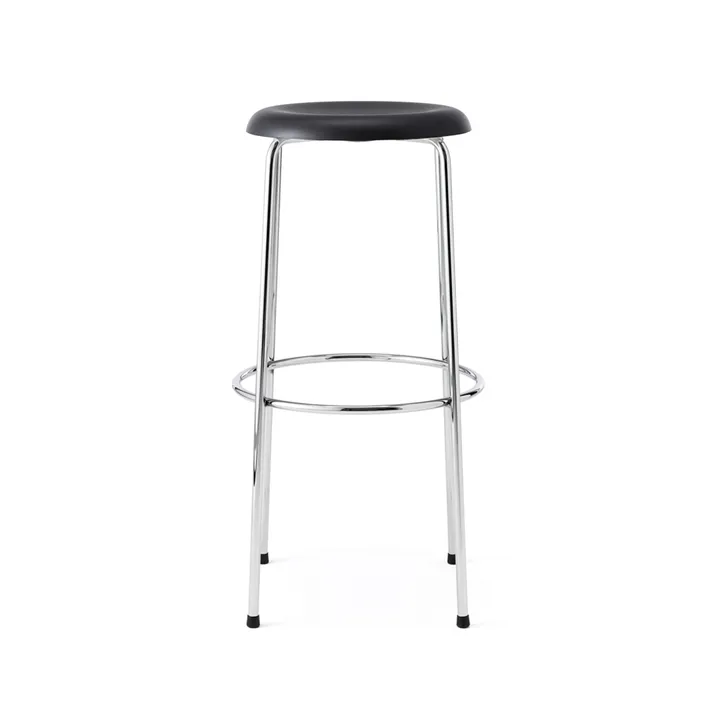 Tabouret de bar - Noir-chrome, 78 cm - Lammhults