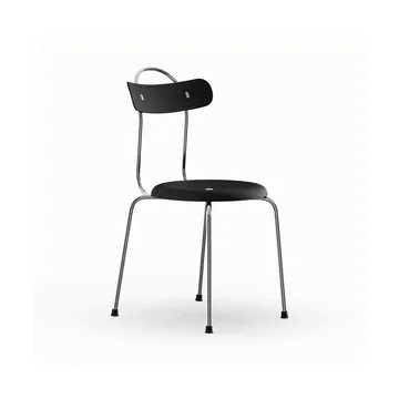 Tabouret Plus - Base noir-chromé - Lammhults