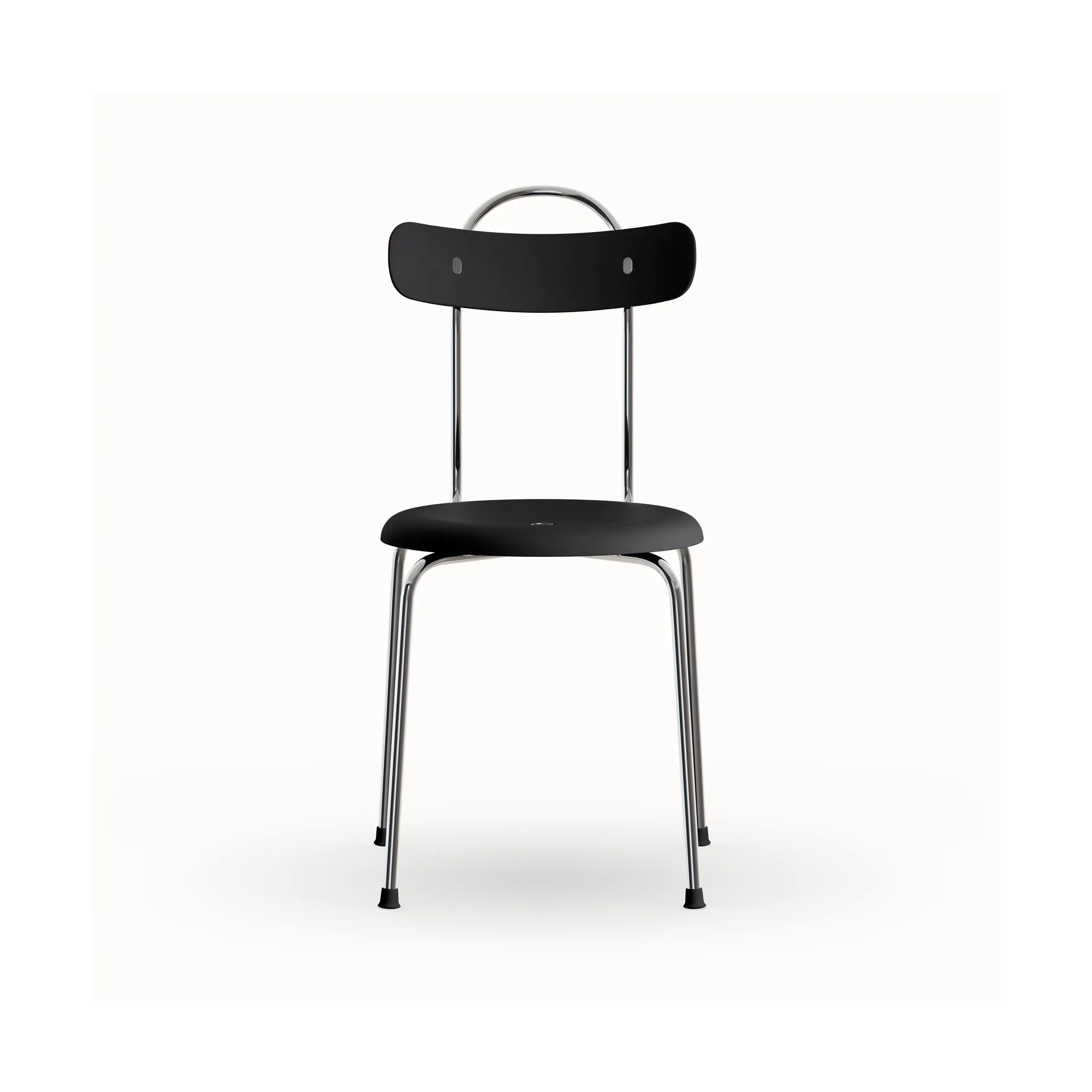 Tabouret Plus, Base noir-chromé Lammhults