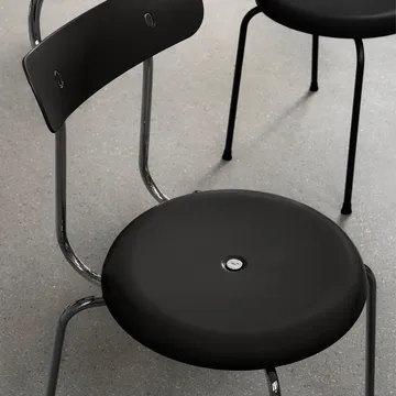 Tabouret Plus - Base noir-chromé - Lammhults