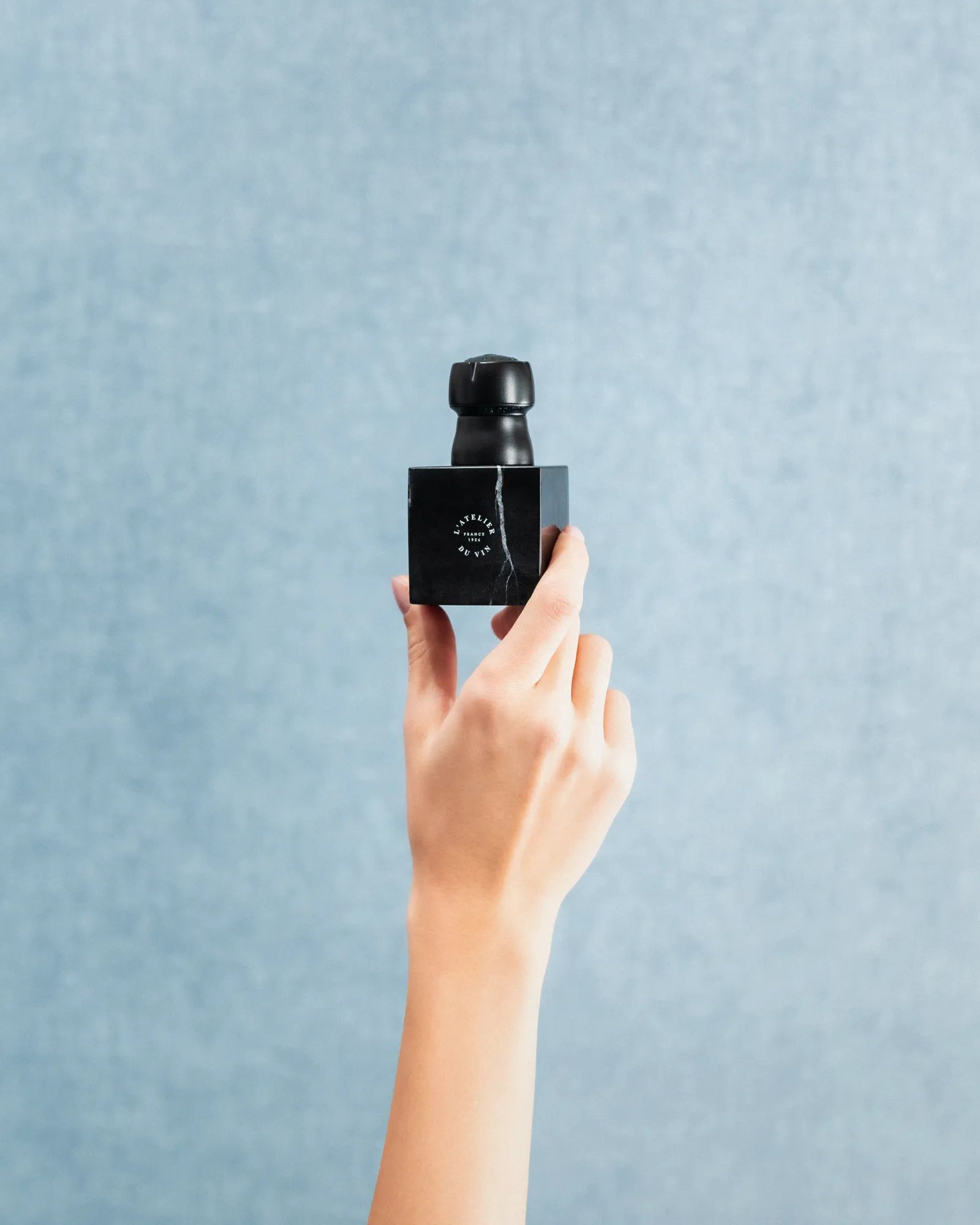 Bouchon en liège Champange, Noir-marbre L'Atelier du Vin