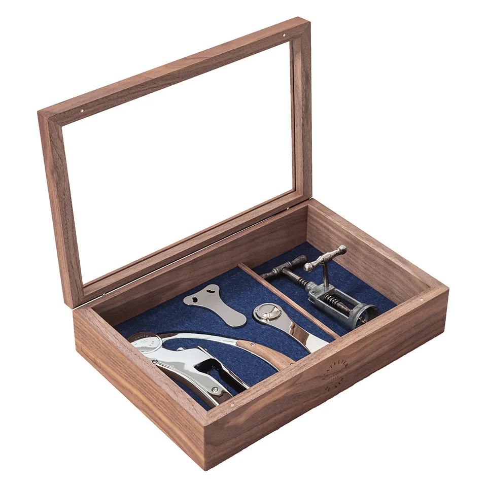 Le Collectionneur 2 set d’outils de sommelier, Noyer L'Atelier du Vin